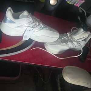 2 Pair 50$!!!!!! Adidas Dame certified 3z White Silver Colorway 10.5m 11.5w